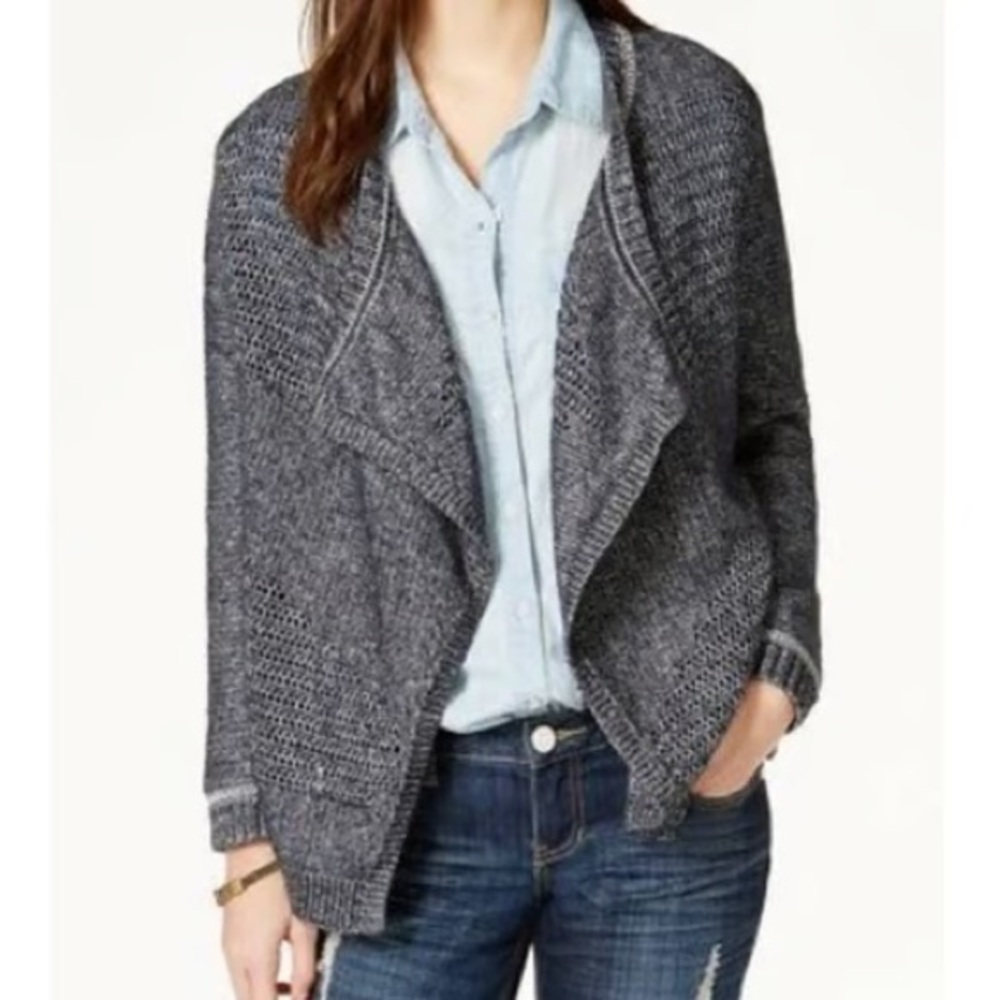 NWT Lucky Brand women’s Mixed Stitch Fly Away Sweater. Size Small